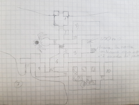 Dall'avventura "Il nido del ragno", 4 personaggi di 2° livello