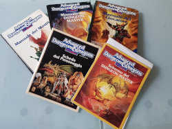 AD&D set base con lo schermo del DM