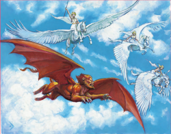 AD&D Aerial Combat (immagine da DMG Enhanced Premium, pag 107)