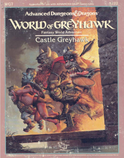 Castle Greyhawk (Copertina, edizione del 1988 per AD&D)