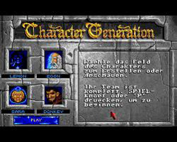 Eye of the Beholder (Generazione dei personaggi)