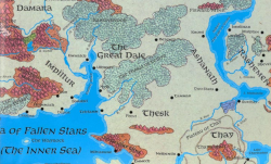 Heartlands Orientali, mappa della seconda edizione, 1993