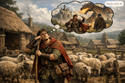Avventura o pastorizia? (AI Generated)