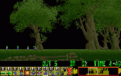 Lemmings, una scena dal gioco