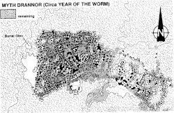 Mappa di Myth Drannor, 1356 CV (da TSR01084, pagina 17)