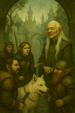 Vecchio elfo saggio (AI generated)