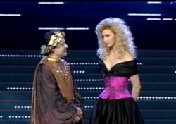 Il Divino Otelma e Lorella Cuccarini (Odiens, 1989)