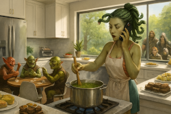 Patriarcato nel GdR fantasy (AI Generated) 