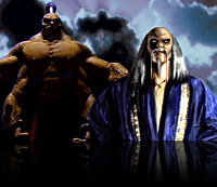 Goro e Shang Tsung (Mortal Kombat)