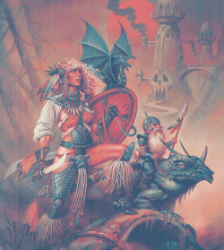 Escape from Skull Keep (Clyde Caldwell)