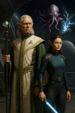 Elfi in Spalljammer (AI Generated)