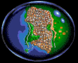 Cartina di Waterdeep (Eye of the Beholder intro)